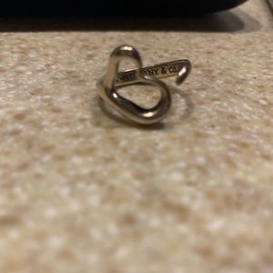 Tiffany and Co. Heart Shaped Ring. Silver 925.